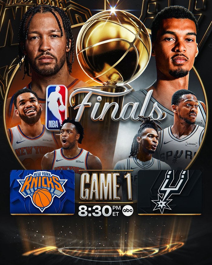 NBA总决赛开战,布伦森文班对决|篮球|体育赛事讨论|杰伦·布伦森|维克托·文班亚马|冠军_新浪体育_新浪新闻